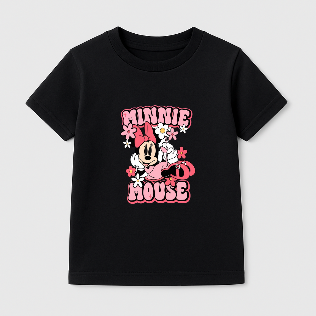 Minnie Mouse Retro Kids’ Tee – 170 GSM