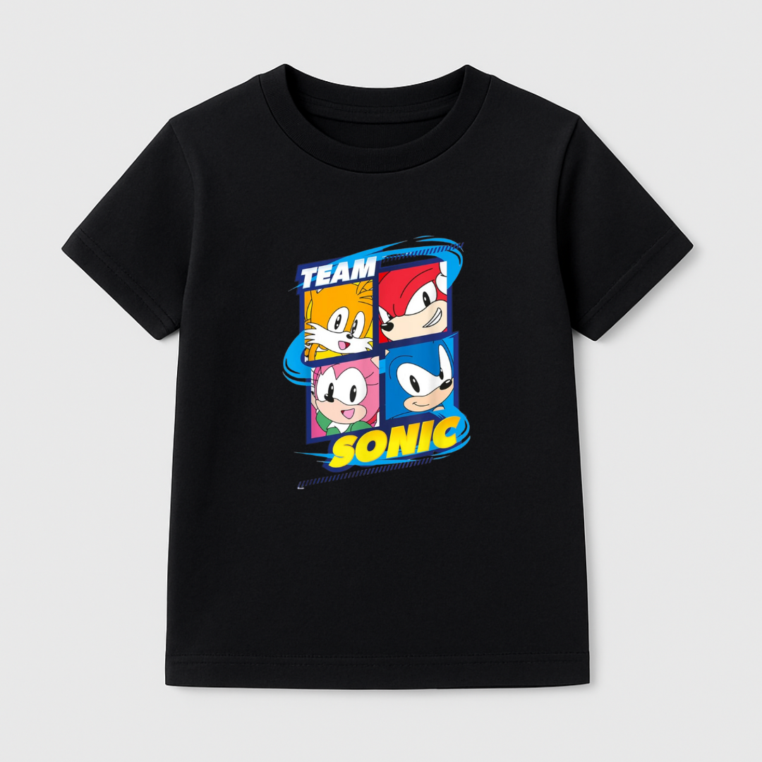 Team Sonic Kids’ Tee – 170 GSM