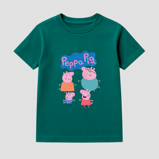 Peppa Pig Family Kids’ Tee – 170 GSM