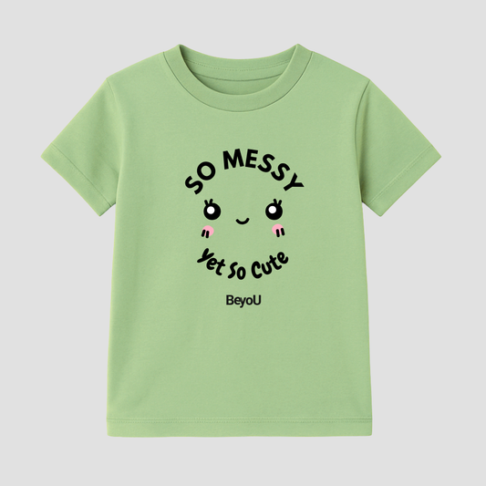 So Messy Yet So Cute Kids’ Tee – 220 GSM