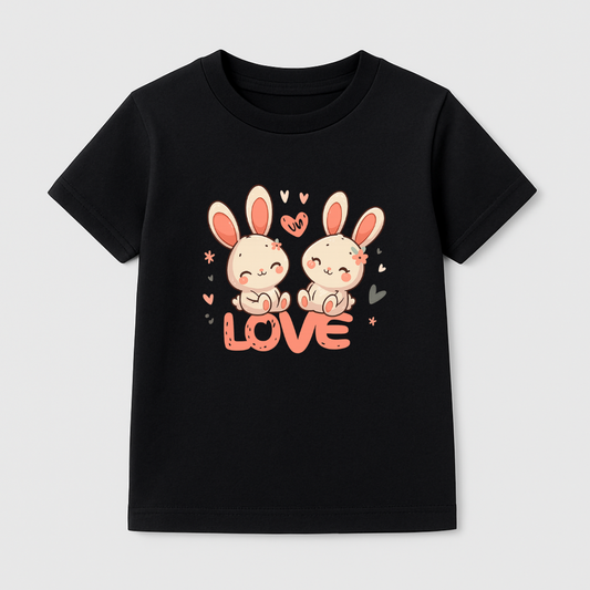 Cute Bunnies Kids’ Tee – 170 GSM