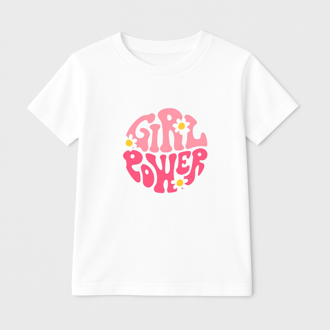 Flower Power Kids’ Tee – 170 GSM