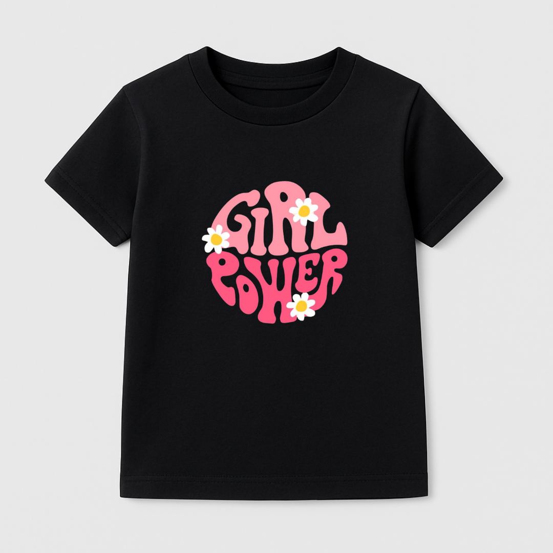 Flower Power Kids’ Tee – 170 GSM