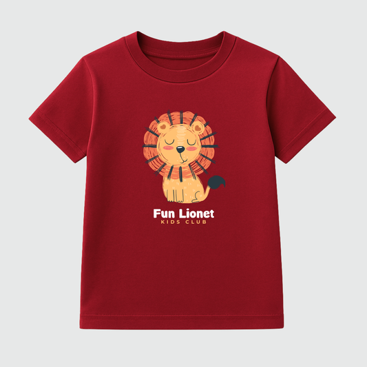 Fun Lion Kids’ Tee – 220 GSM
